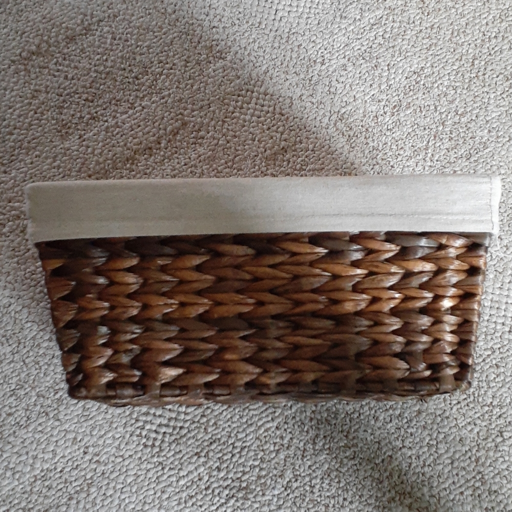 Mainstays brown linen basket
